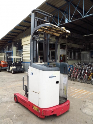 รถยกไฟฟ้า แบบยืนขับ ขนาด 1.3 เสาสูง 4.5 เมตร Nichiyu FBRMA13-70-450