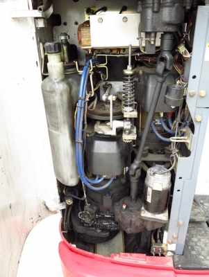 รถยกไฟฟ้า แบบยืนขับ ขนาด 1.3 เสาสูง 4.5 เมตร Nichiyu FBRMA13-70-450