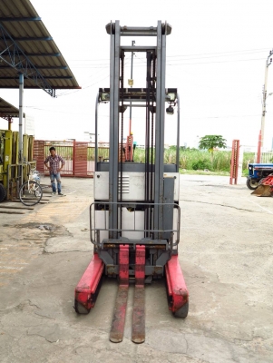 รถยกไฟฟ้า แบบยืนขับ ขนาด 1.3 เสาสูง 4.5 เมตร Nichiyu FBRMA13-70-450