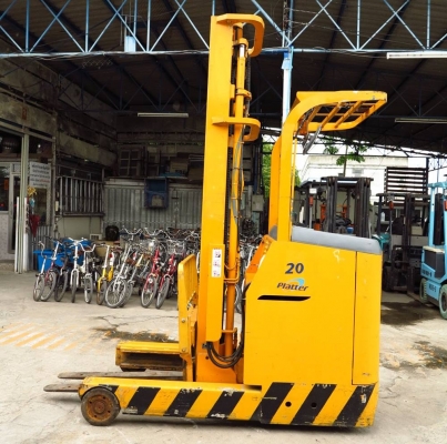 รถยกไฟฟ้า แบบยืนขับ ขนาด 2 ตัน เสาสูง 4 เมตร Nichiyu FBRA20-H70B-450