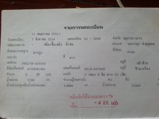 ขาย คัซซีเปล่า พร้อมเล่มชุดโอน ไอ้หลงเทอร์โบ หัวลาก