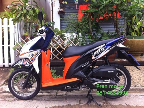 ขายhonda click สีขาวดำ ปี2555