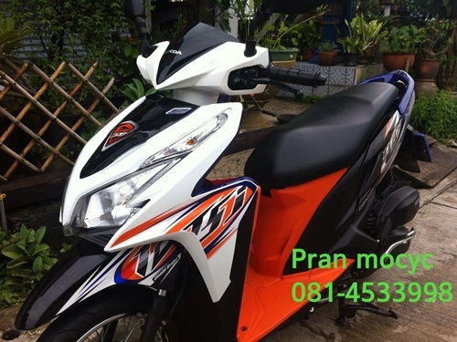 ขายhonda click สีขาวดำ ปี2555 ขายhonda click สีขาวดำ ปี2555