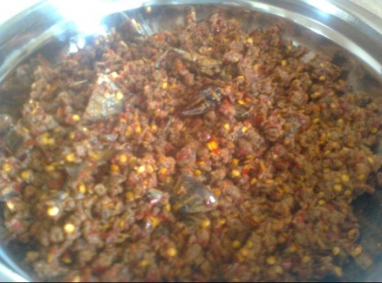 ขายน้ำพริกแมงดาใส่ปลาดุกย่างไม่ใส่สารกันบูดพร้อมส่งเป็น กิโลหรือเป็นกะปุก