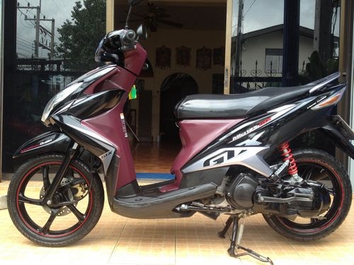 MIO125GTXตัวท็อปล้อแม็กแท้ศูนย์รถปี2011วิ่ง3XXXโลสวยกริ้บๆ