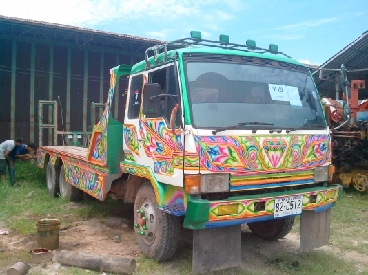 เทรนเลอร์สิบล้อ FUSO 6D14-160 แรงม้า เทอร์โบว์ อย่างแจ่ม