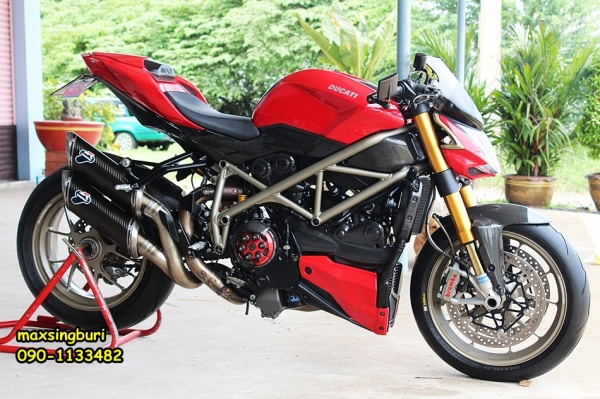 แม็กสิงห์บุรี//DUCATI STREET FIGHTER 1100 S ปี09 รถออกศูนย์ ของแต่งขั้นเทพ สวยสุดๆ (รับเทิร์น)