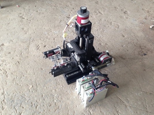 Step motor แกน xyz งานmini cnc อุปกรณ์ครบ ตัวคุมมอเตอร์ 3 ชุด พร้อมใช้งาน