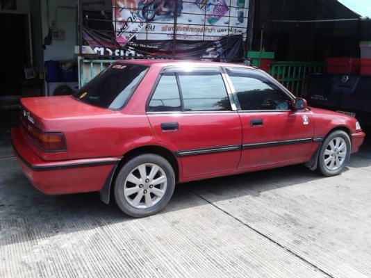 ซีวิคท้ายแดงพร้อมใช้เกียร์ออโต้ เครื่องหัวฉีด ปี 92