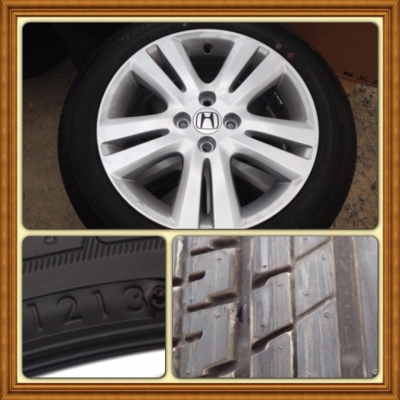 ขายแม็กเดิมป้ายแดงขอบ16 ตัว Top Jazz 4/100 + ยางปี13ราคา 12,900บ.ถูก