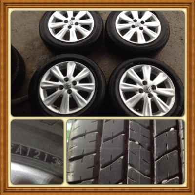 ขายแม็กเดิมป้ายแดงToyota Yaris ,New Vios GT sport ขอบ 15ยางปี 13 ราคา 11,900 บ.