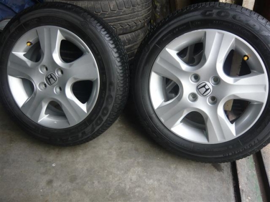 ล้อแม็กซ์ Honda Jazz2010 ขอบ 15 พร้อมยางสวยเลย