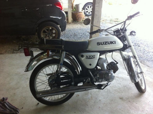 ขาย a100 จดทะเบียนใหม่แล้ว พร้อมโอน ฟิตเครื่องใหม่หมด ภาษีไม่ขาด  ราคา 16000 บาท (เหตุที่ขายไม่มีเวลาคับ)ทำหมดไปเยอะคับ