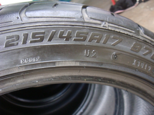 ขายยาง  Dunlop Direzza  Made in Japan ปี 12