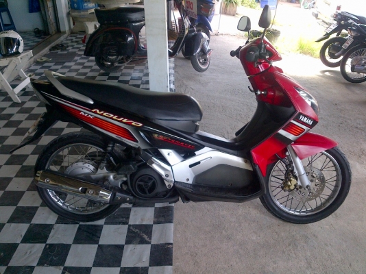 ด่วน!ยามาฮ่านูโวMX ปี48 รถเครื่องเดิมแน่นๆ พร้อมใช้ ทะเบียน+เอกสารโอน ภาษีไม่หมด 088-2197709