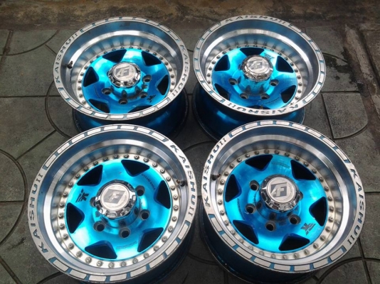 ล้อนอก 15x8 ET-15 น้ำหนักเบา หนาๆ ล้อนอก 15x8 ET-15 น้ำหนักเบา หนาๆ