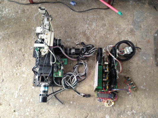 Servo แกน xyz ใช้ในงาน mini cnc พร้อมใช้งาน