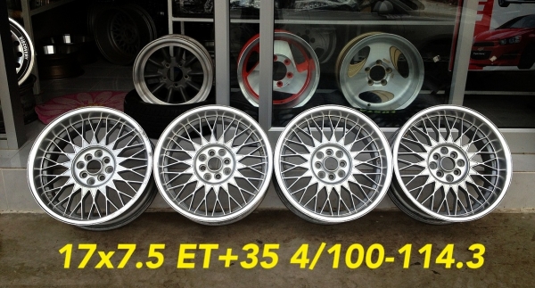 ขายล้อ Rial Germany ขอบ 17x7.5 ET+35 4/100-114.3 สภาพสวย พร้อมใส่ครับ