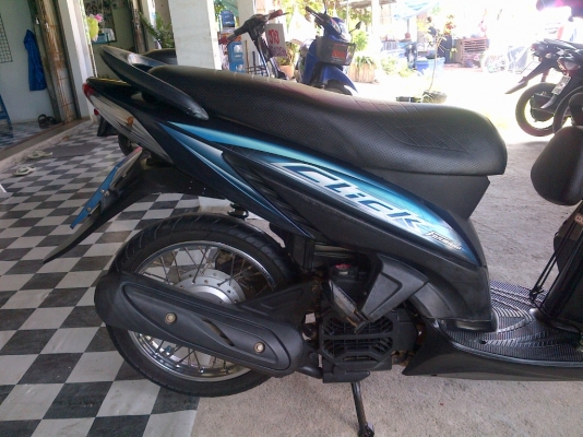 ขาย!ฮอนด้าคลิ๊ก ปี50 รถเครื่องเดิมแน่นๆ  พร้อมใช้ ทะเบียน+เอกสารโอน ภาษีไม่หมด