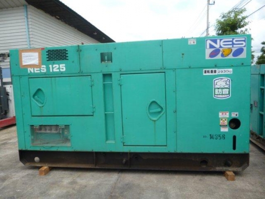 ขายเครื่องปั่นไฟ 125 kva Nippon Sharyo NES125ESK #N0402SCC สภาพดี เครื่องถึงไทยแล้วค่ะ