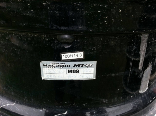 แม็ก 18  ขอบเลส ของญี่ปุ่น 5 รู100 /114