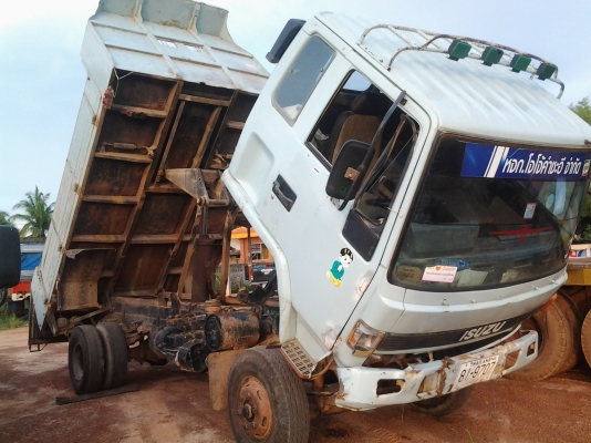 ISUZU Rocky FRR12HA ดั้มเครื่อง175 6BG1 เกียร์รอคเสื้อลาย กะบะดั้มมิเนียม ภาษีขาด 8 เดือน