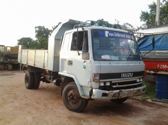 ISUZU Rocky FRR12HA ดั้มเครื่อง175 6BG1 เกียร์รอคเสื้อลาย กะบะดั้มมิเนียม ภาษีขาด 8 เดือน