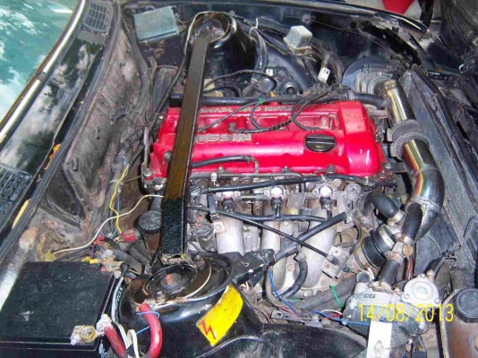 BMW 316 เครื่อง SR20 ฝาแดง แก๊ส LPG ชุดโอนครบ