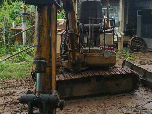 KOMATSU PC20-3 มีลายหัวเจาะ เครื่องช่วงล่างดี