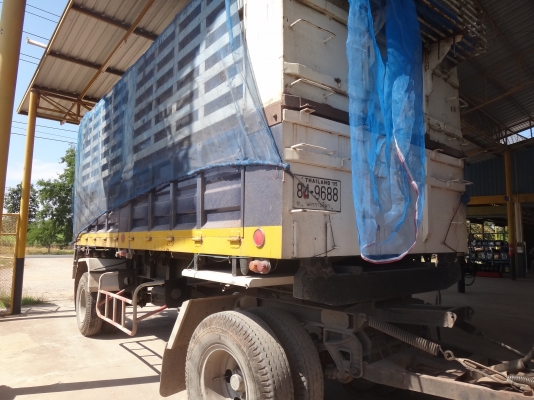 ขายด่วน  รถสิบล้อสองเพลาดัมพ์  พ่วง  แม่-ลูก  นิสสัน   290 แรง  พร้อมใช้งาน