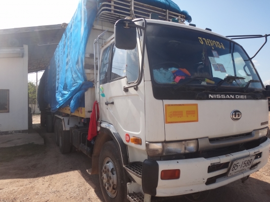 ขายด่วน  รถสิบล้อสองเพลาดัมพ์  พ่วง  แม่-ลูก  นิสสัน   290 แรง  พร้อมใช้งาน