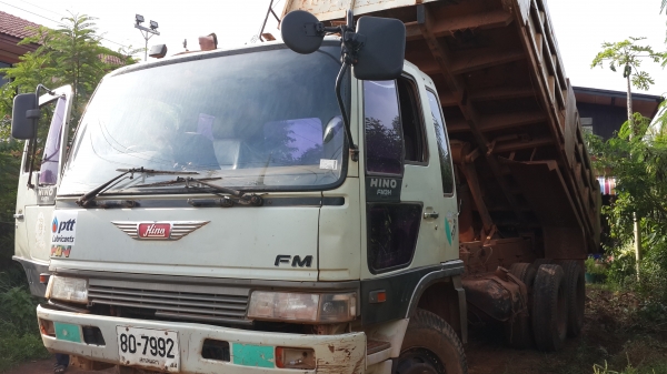 ขายด่วนHINO FM3Hสิงห์ไฮเทคสองเพลาดั้ม 195แรงสภาพเดิมสุดๆคัชซีสวยจัดรีบจอง 0862345446 0843923995