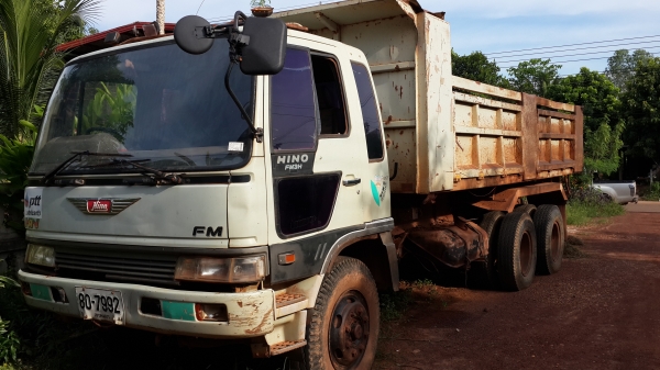 ขายด่วนHINO FM3Hสิงห์ไฮเทคสองเพลาดั้ม 195แรงสภาพเดิมสุดๆคัชซีสวยจัดรีบจอง 0862345446 0843923995