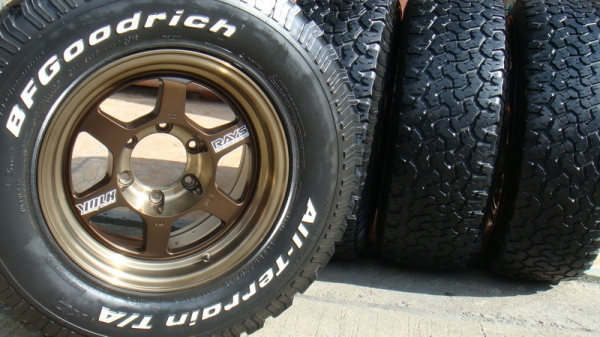 ขายคู่หล่อแห่งปี BF Goodrich 265 70 r16+ล้อTE-37X สวยๆ