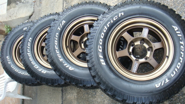 ขายคู่หล่อแห่งปี BF Goodrich 265 70 r16+ล้อTE-37X สวยๆ