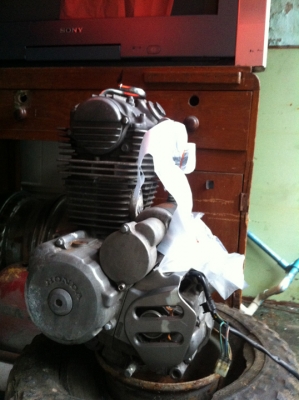 ขายเครื่อง honda ftr 223