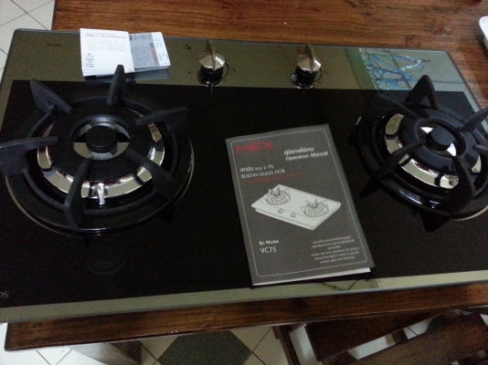 ขายเตาแก๊สกระจกคริสตรัลยี่ห้อ MEXรุ่นVC75ของใหม่แกะกล่องราคาไม่แพงครับ