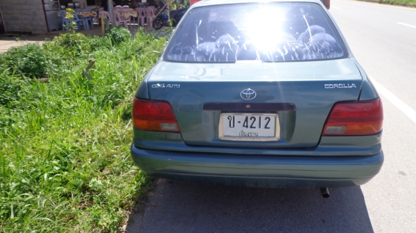 ขายรถเก๋ง โตโยต้า โคโรล่า เกียร์ รถออโต้ เครื่อง 1,500 ซีซี ปี 2539 พร้อมใช้งาน