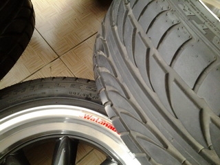 ขายล้อ watanabe ขอบ15 หน้า8 นิ้วออฟ-20 หลัง 9นิ้วออฟ-15