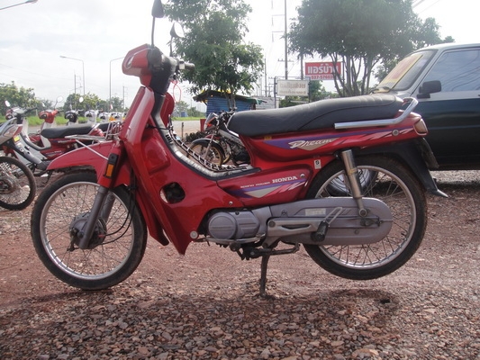 ขายฮอนด้าดรีม เอ็กซ์เซล สีแดง สภาพพร้อมใช้งาน ทะเบียนพร้อมชุดโอน