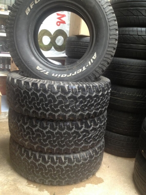 ขายยางBF ALL 265-75-16  ปี10 ดอก90\%+ ทั้งชุดถูกๆ 12500