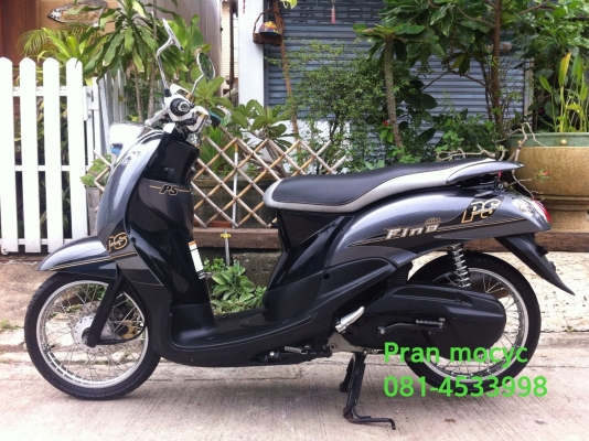 ขาย yamaha fino(ps)สีดำเทา ปี2012