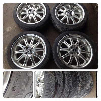 ขายแม็กมือ2ลาย AS High Speed ขอบ17 4รู100+ ยาง ราคา 8,500 บาทถูก