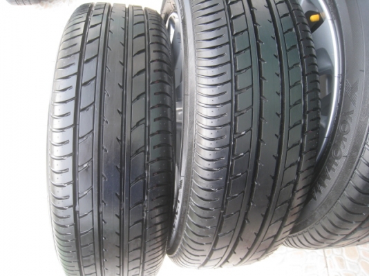 ขายล้อแม็ก Toyota vios ป้ายแดง 15"x5.5" et45 4รู100 + ยางปี13 สนใจติดต่อเล็กคลองสามครับ (081-3747940)