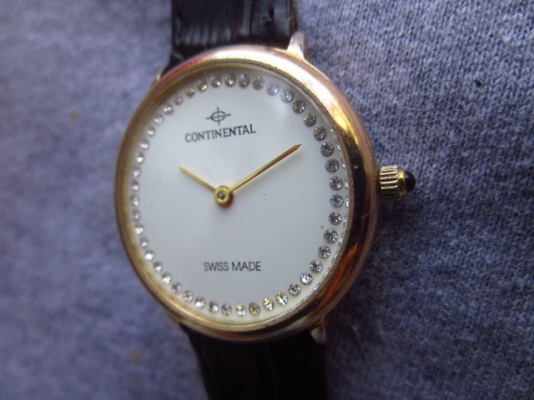 +++++ CONTINENTAL กะหลั่ยเรือนทองสตรีสภาพสวย +++++ +++++ CONTINENTAL กะหลั่ยเรือนทองสตรีสภาพสวย +++++