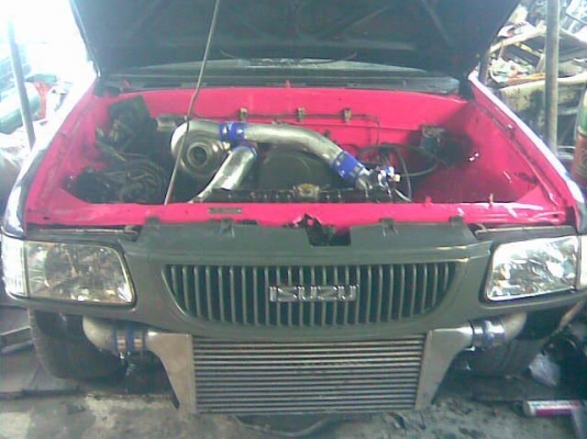 ขายเครื่อง 4D56 +เกียร์+โบใหญ่+ปั้ม 12