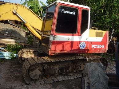 ขายรถแบ็คโฮ komatsu pc 120 -5 แอร์พร้อม คอนโทรลสั้น เอวแน่น เครื่องปั๊มดี เอกสารสัญญาซื้อขาย
