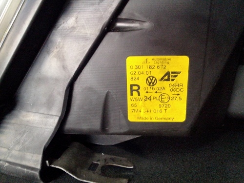 ไฟหน้า Volkswagen SHARAN ด้านขวา สภาพสวย ไฟหน้า Volkswagen SHARAN ด้านขวา สภาพสวย