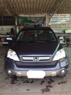 ขายรถบ้าน CRV ปี 2007 ติดแก๊สมาแล้ว สีเทาน้ำเงิน