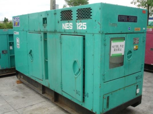 โครตถูก เครื่องปั่นไฟนำเข้าจากญี่ปุ่น ขนาด 125kVA ยี่ห้อ NIPPON SHARYO สภาพดีมากครับ